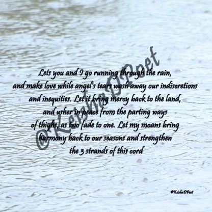 Rain poem by Keisha D Poet