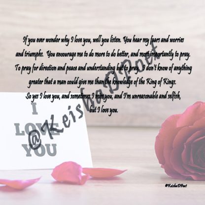 Love poem by Keisha D Poet
